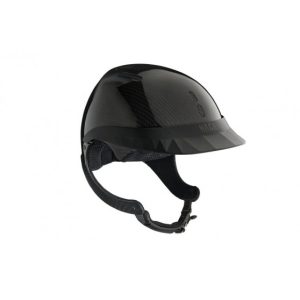 Casque d&rsquo;équitation NACA Gravity XP carbone Brillant S
