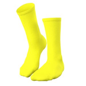 Chaussettes de Cyclisme/Running Respirantes – Jaune Fluo