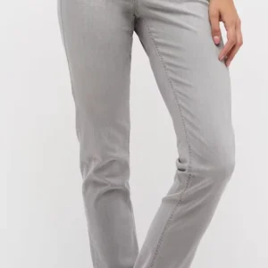Jean Cici Gris Perle Slim Été 332-3400 - Denim Léger Stretch, Look Décontracté