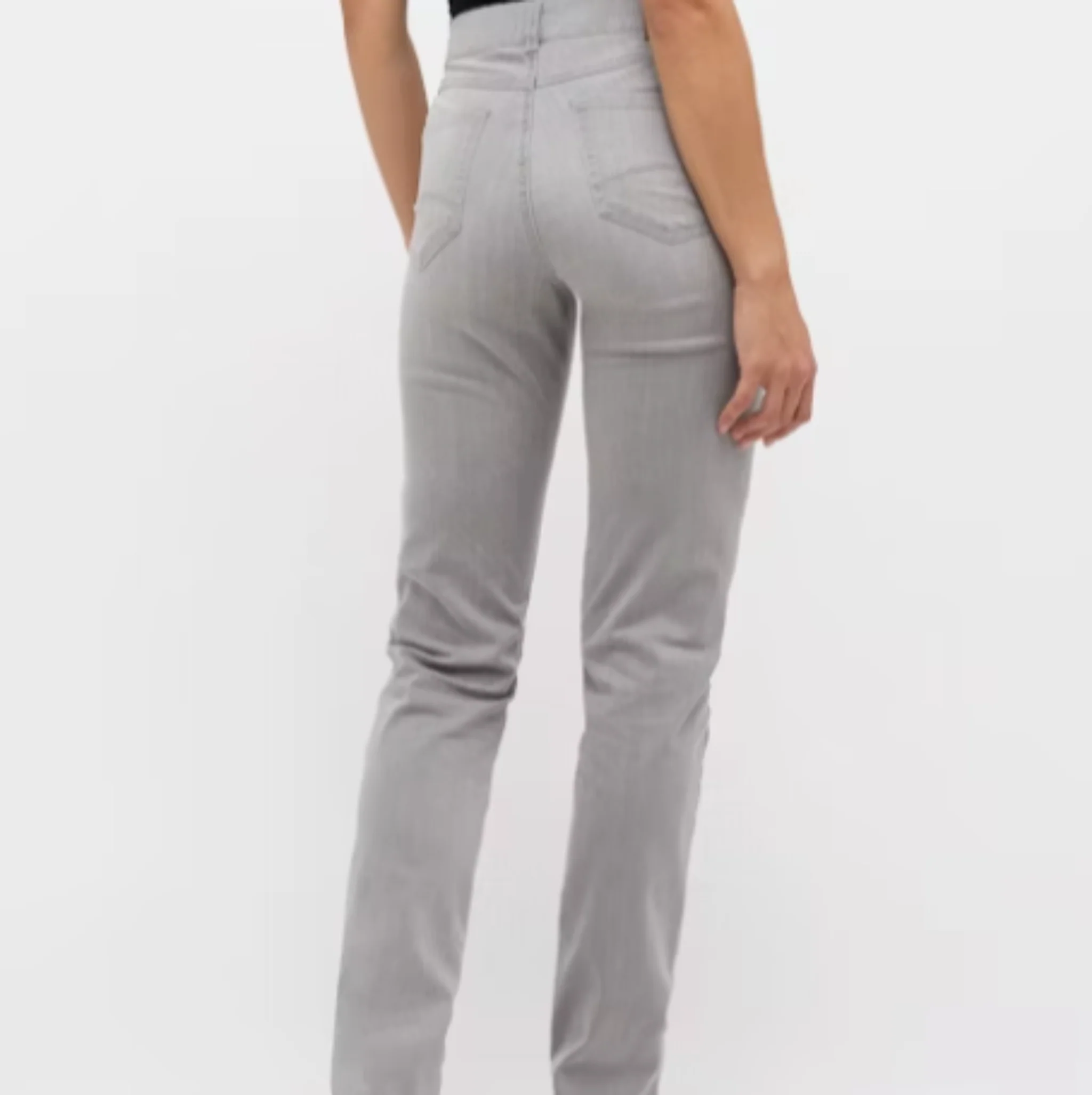 Jean Cici Gris Perle Slim Été 332-3400 - Denim Léger Stretch, Look Décontracté – Image 4