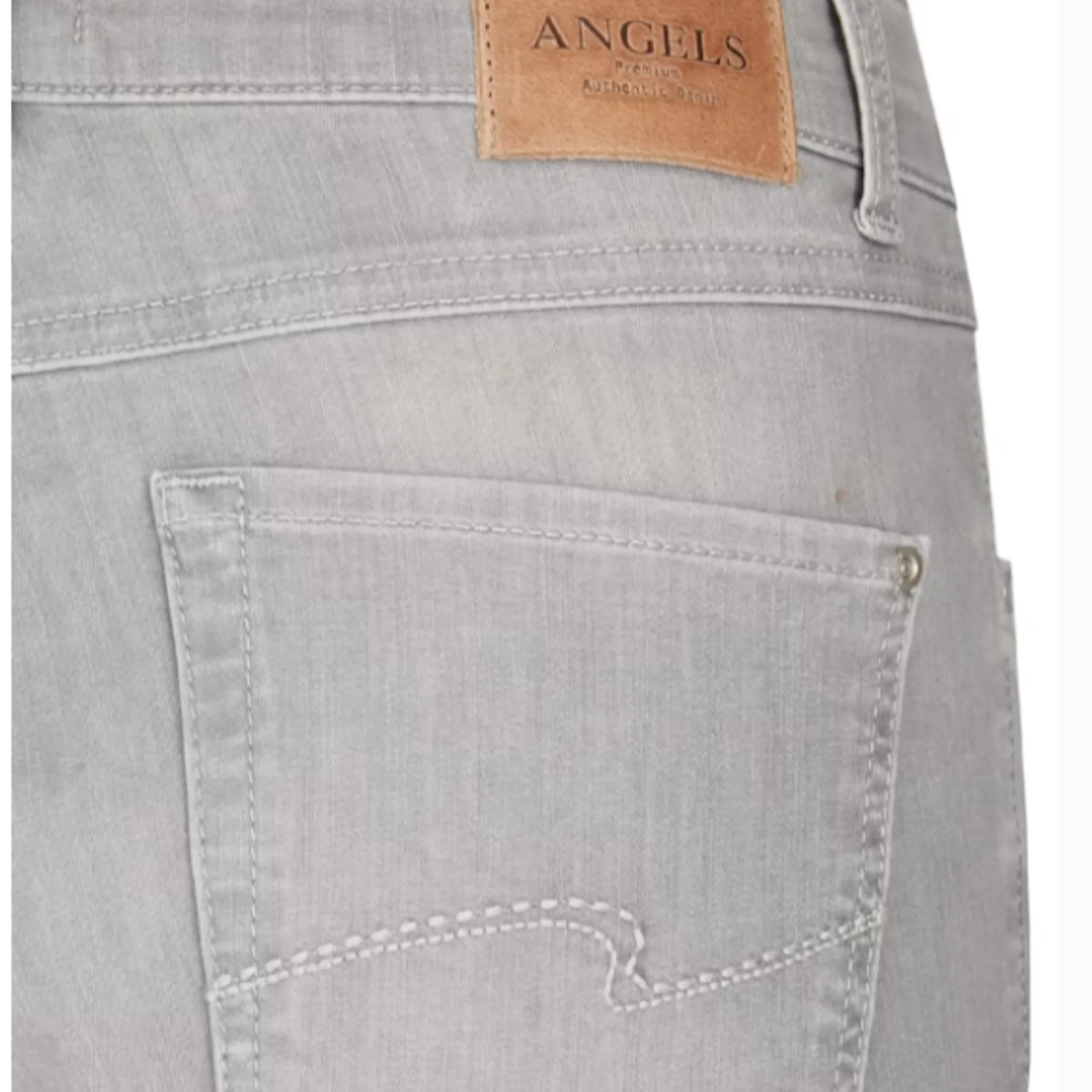 Jean Cici Gris Perle Slim Été 332-3400 - Denim Léger Stretch, Look Décontracté – Image 5