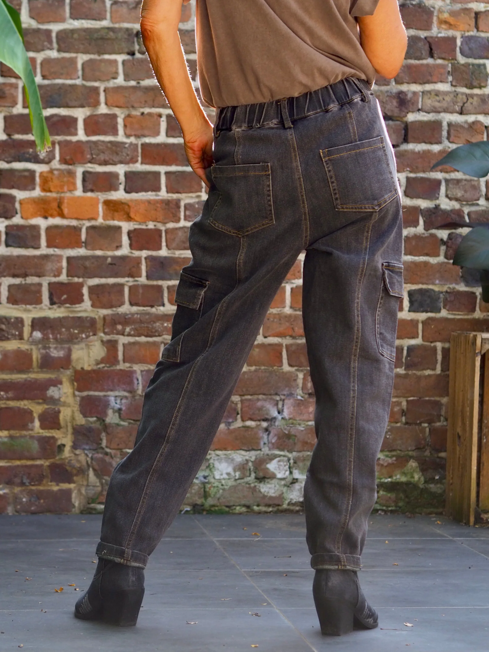 Jeans Lésia anthracite – Image 4