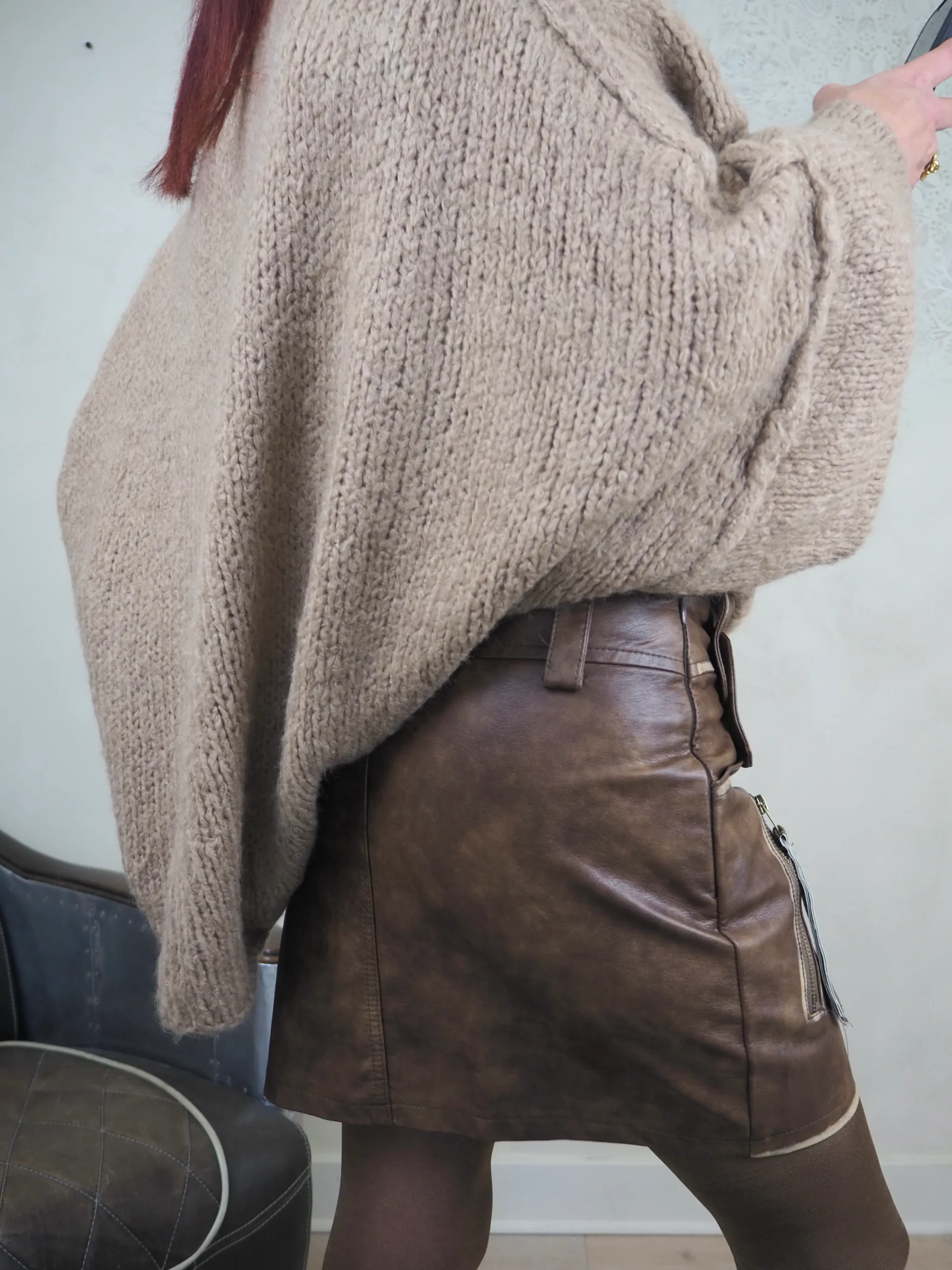 Jupe Eloise marron – Image 5