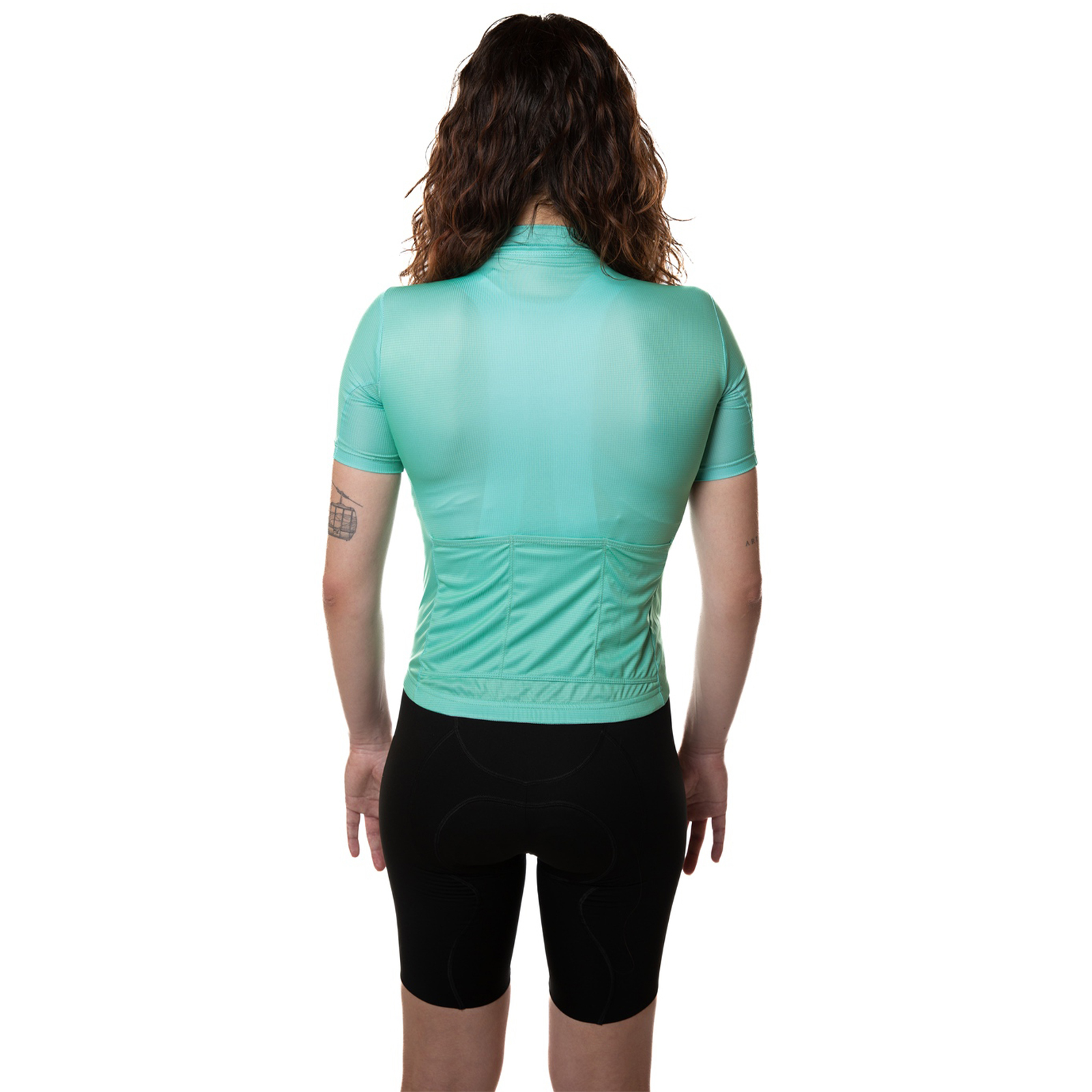 Maillot de Cyclisme Femme UNICA Vert/Rose – Image 4