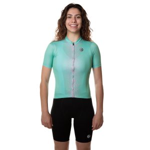 Maillot de Cyclisme Femme UNICA Vert/Rose