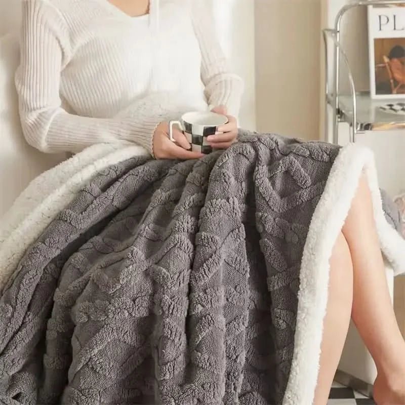 Plaid Sherpa moelleux ShoSens® – Image 4