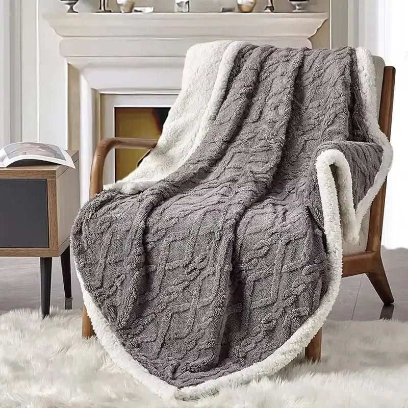 Plaid Sherpa moelleux ShoSens® – Image 3