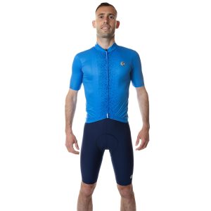 Maillot de Cyclisme Manches Courtes UNICA Bleu Ciel