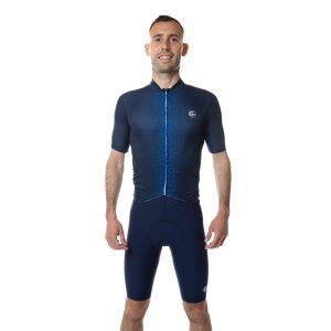 Maillot de Cyclisme Manches Courtes UNICA Bleu Marine